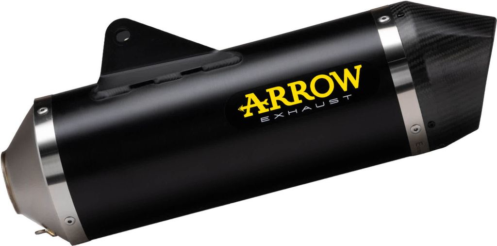 Marmitta slip-on ARROW race-tech alluminio scuro con Immagine del prodotto 