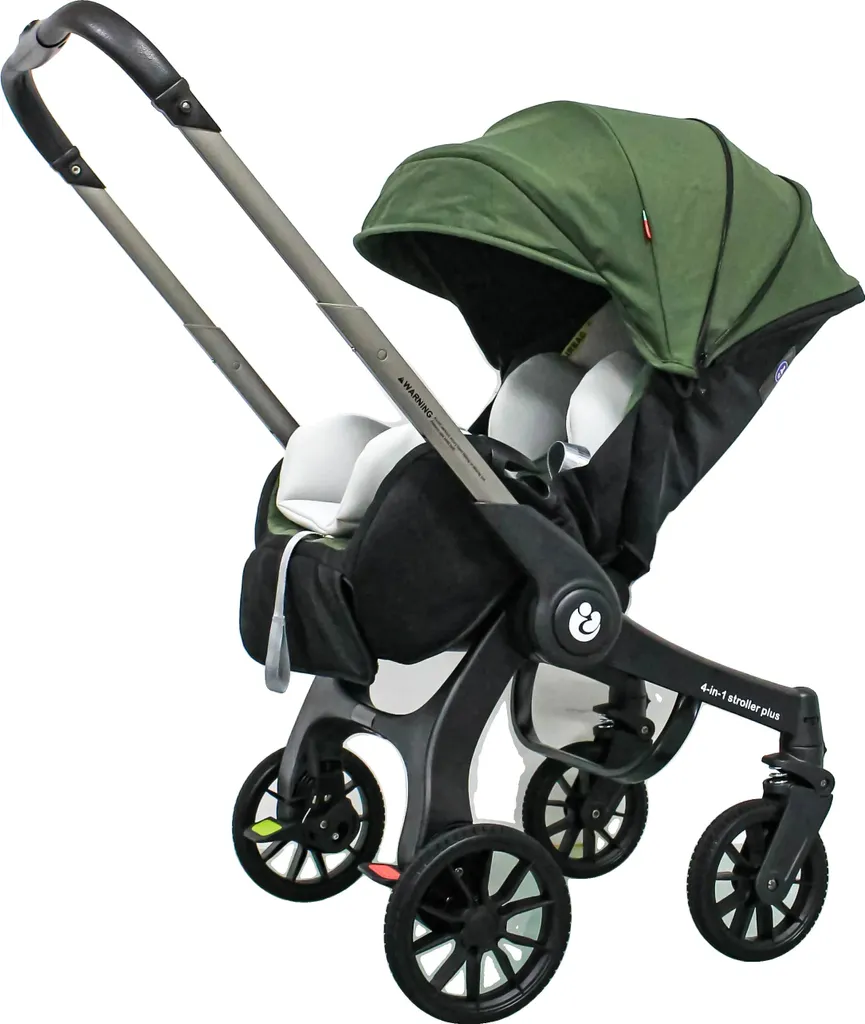 Poussette évolutive multifonction - Structure aluminium Vert Armée 7kg