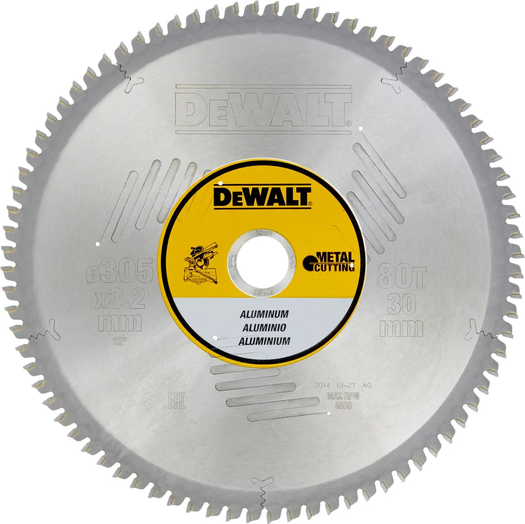 Lame de Scie Circulaire pour Aluminium 305mm - Disque de Coupe Métal