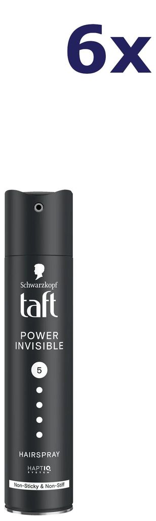6x Taft Hairspray 250ml Power Invisible Hold 5 Produktbild 