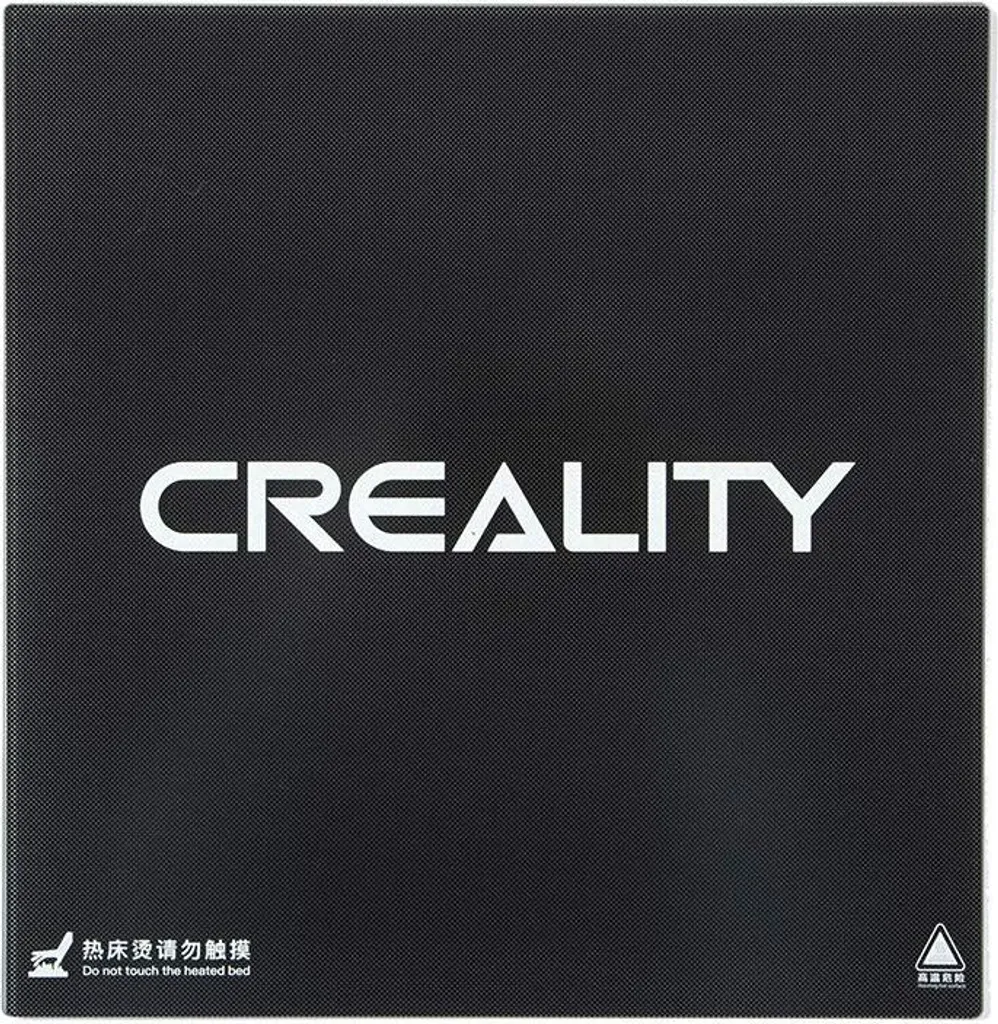 Creality 4004090035 - Piastra di vetro al carbonio 3D - nera