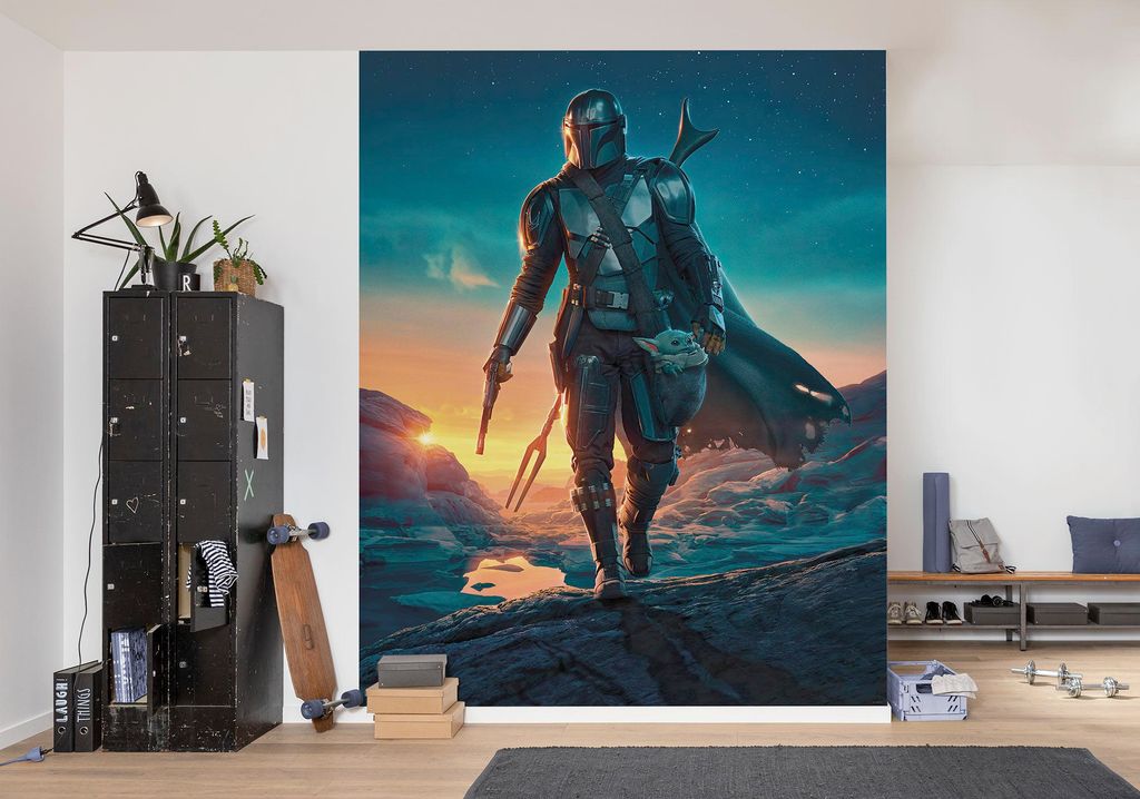 Vlies Fototapete - The Mandalorian Gunslingers - Größe 200 x 250 cm