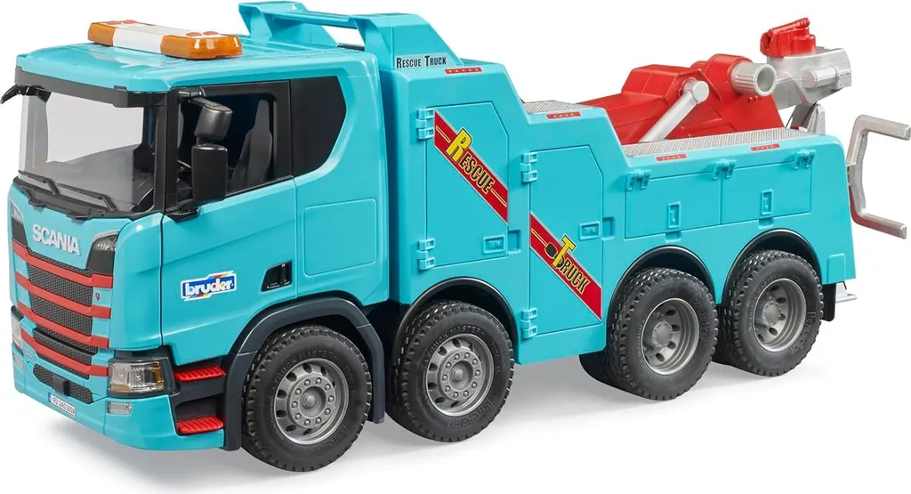 Camion de dépannage Scania Super 560R BRUDER 03552 avec grue et module