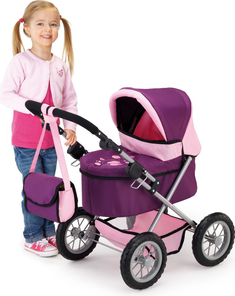 Bayer Design 13057AB Trendy Puppenwagen Set mit Bett und Produktbild 5