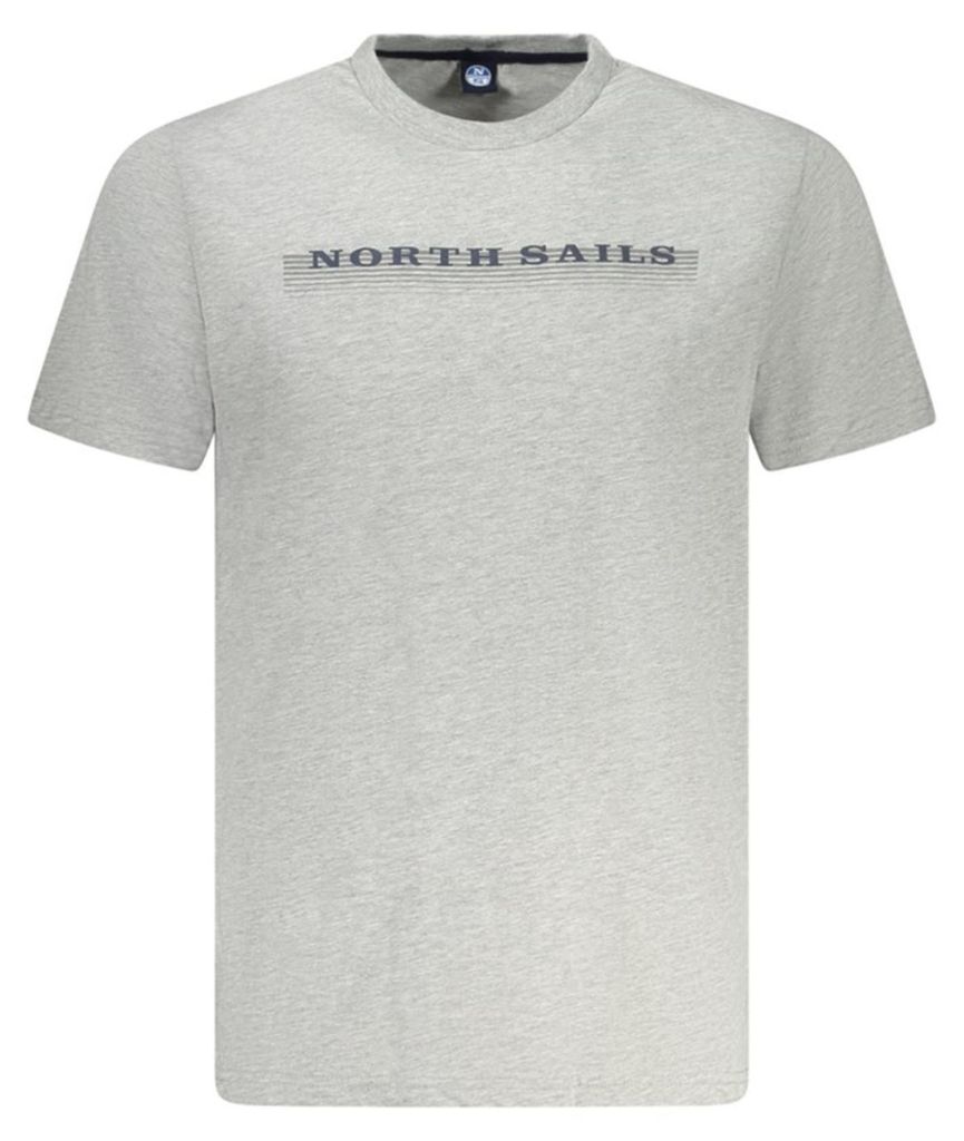 North Sails Herren KURZARM-T-SHIRT Grau 996026000_GR0926 : Größe - M Größe: M