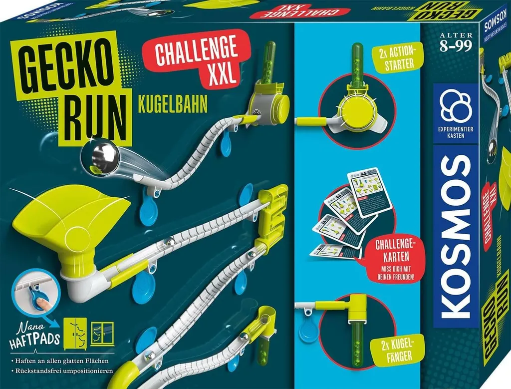 Gecko Run Challenge XXL : Le circuit de billes qui ne prend pas de place au sol