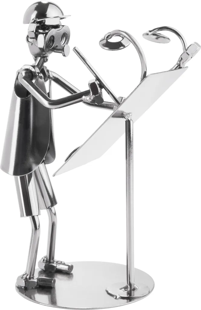 BRUBAKER Screw Man Architetto - Regalo Metallo Artigianale per Studi