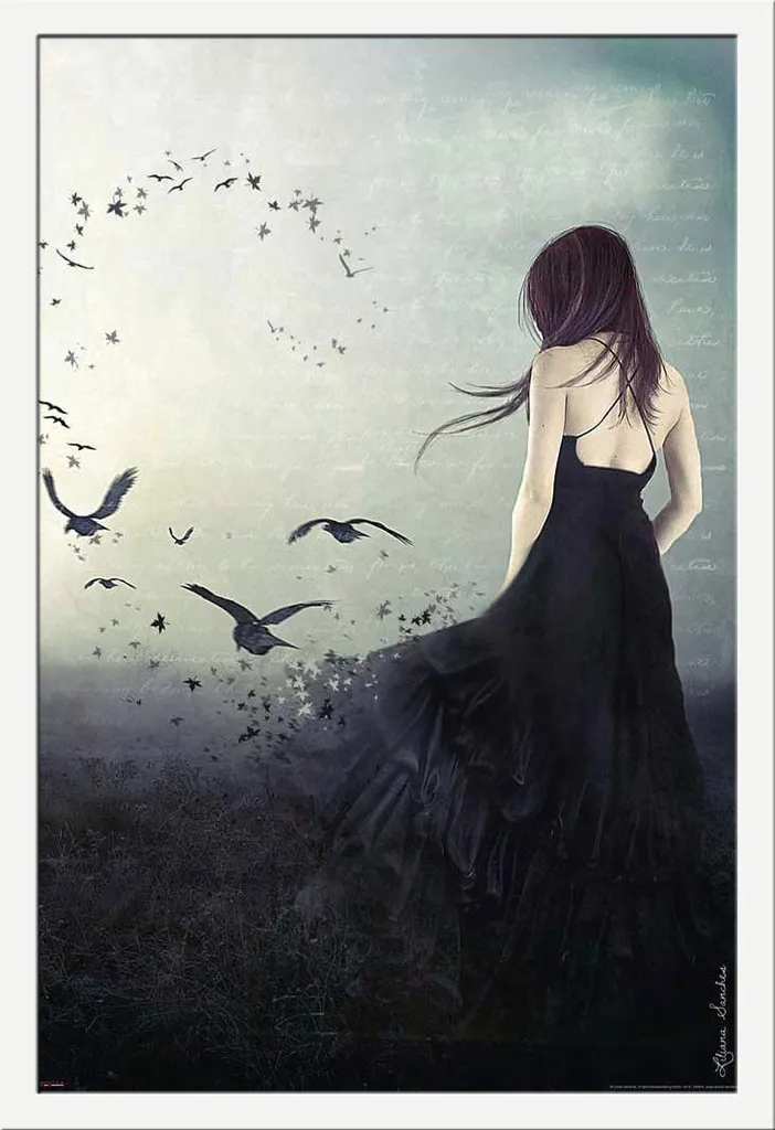 Regala Emozioni: Poster Liliana Sanches Amaranto in Cornice Shinsuke