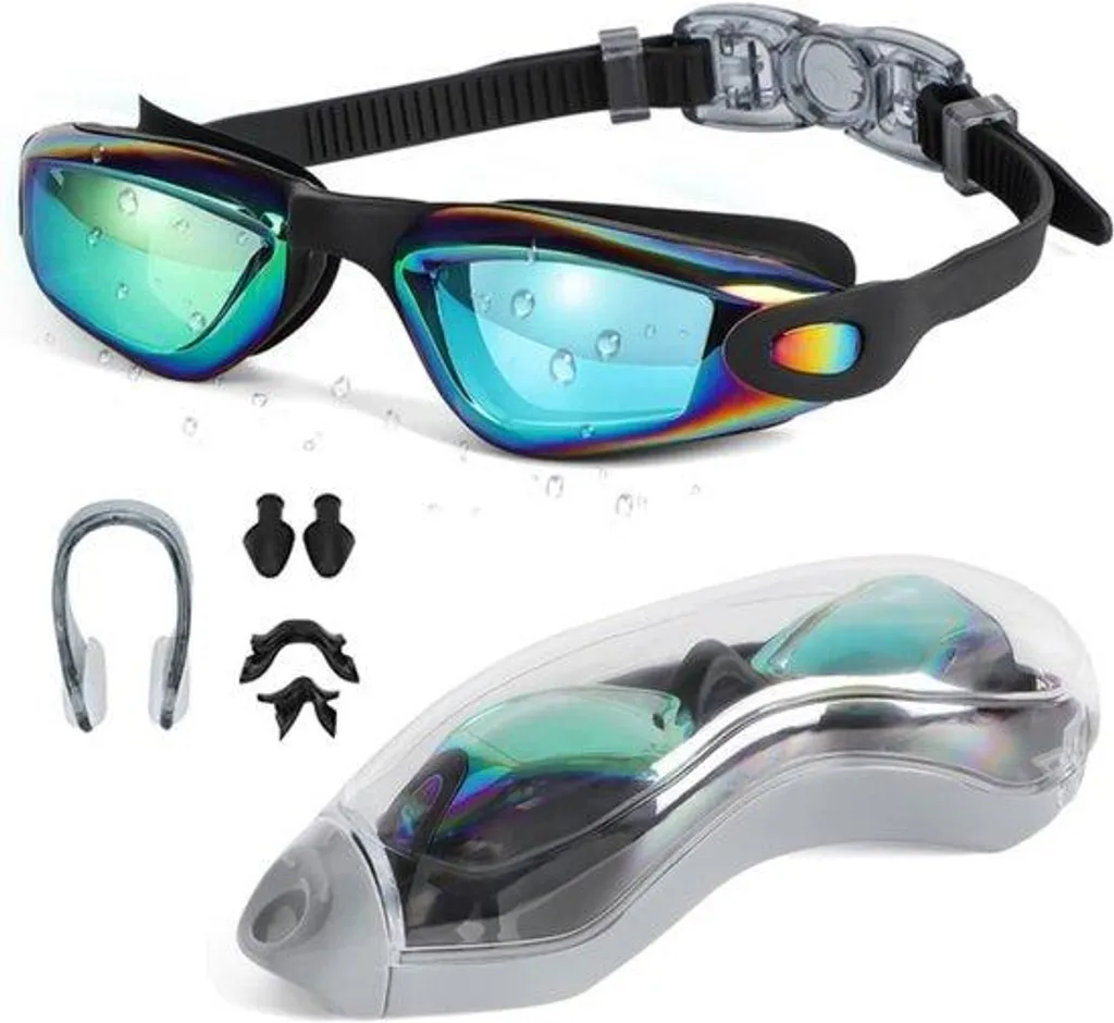 Lunettes de natation pour entraînement intensif avec vision anti-buée UV