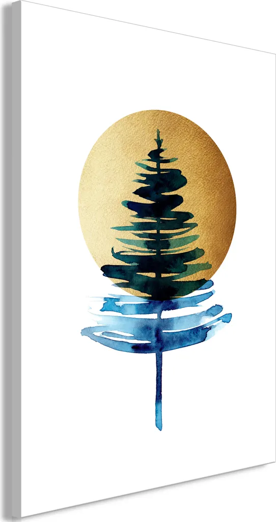 Quadro Moderno Paesaggio Invernale 40x60 - Atmosfera Zen per Casa