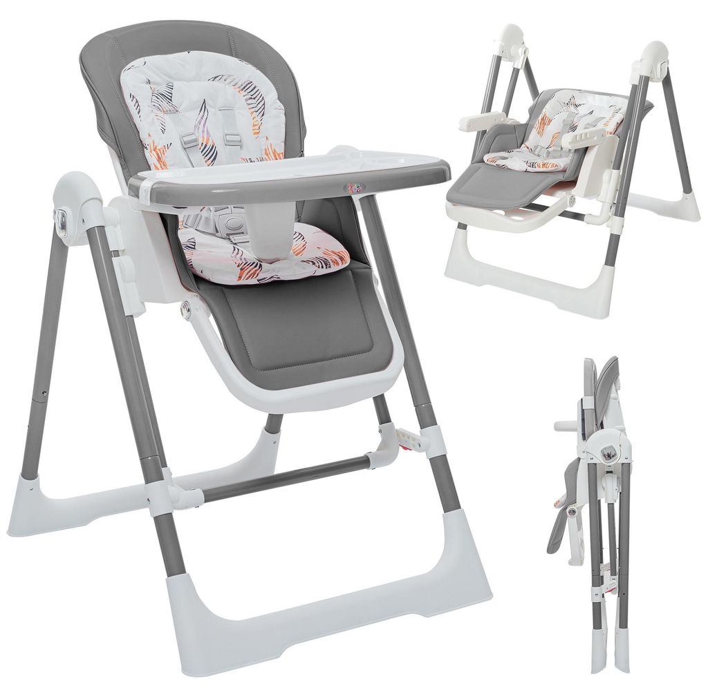 Baby Vivo 3in1 Kinderhochstuhl / Babywippe höhenverstellbar Produktbild 