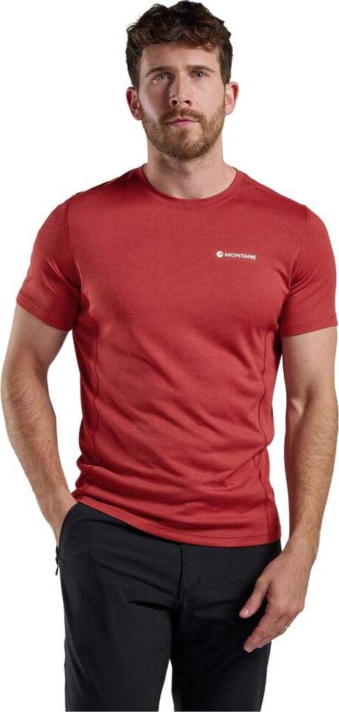 Montane Dart Kurzarm-t-shirt Rot L Mann Rot L