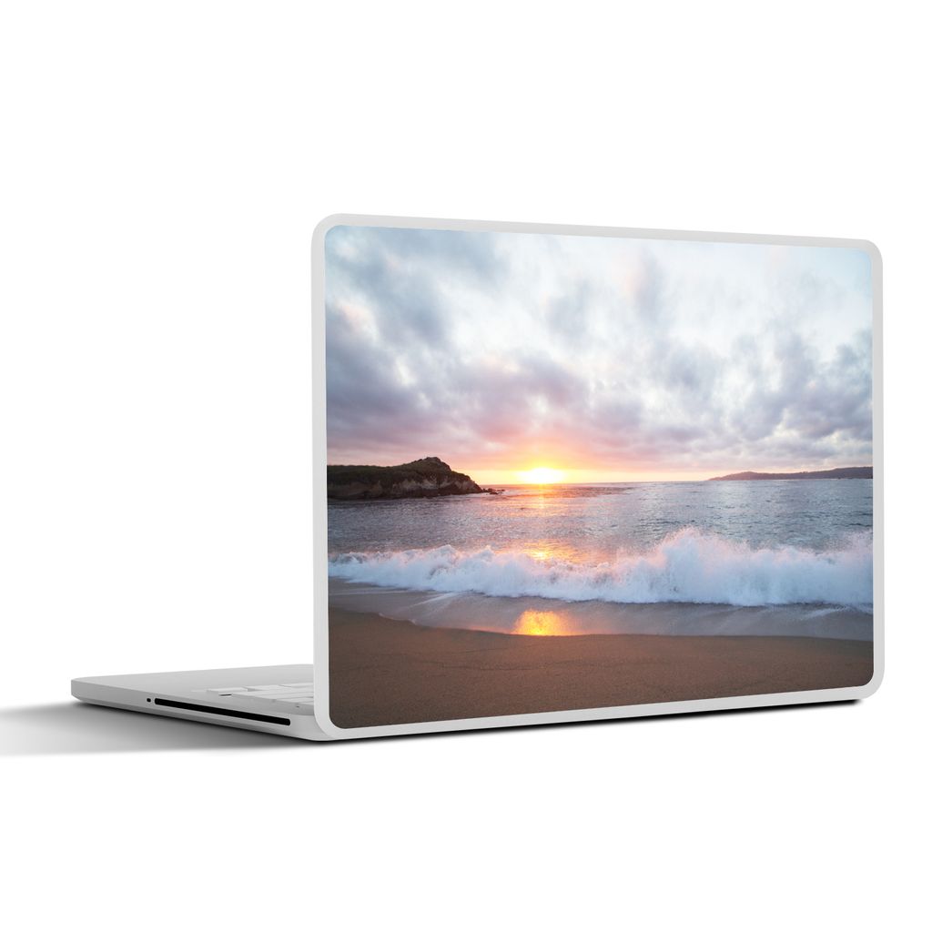 MuchoWow Laptop Aufkleber Sticker Cover Strand - Meer - Sonne 36.5x27.5 cm - Laptop-Sticker