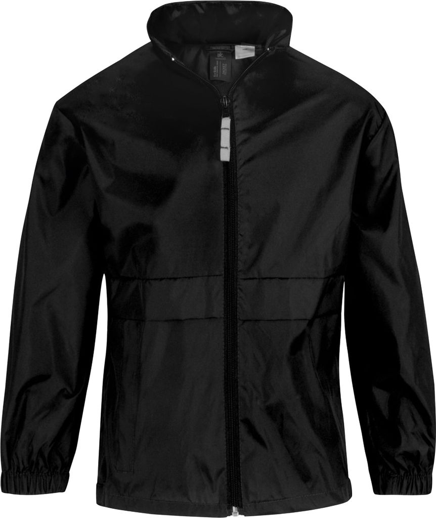B&C Sirocco Leichte Kinderjacke BC101 (3/4 Jahre (104)) (Schwarz)