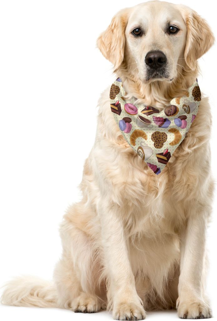 ABAKUHAUS Bunt Haustier Bandana, Kaffeetassen Plätzchen, 40x40 cm, Mehrfarbig