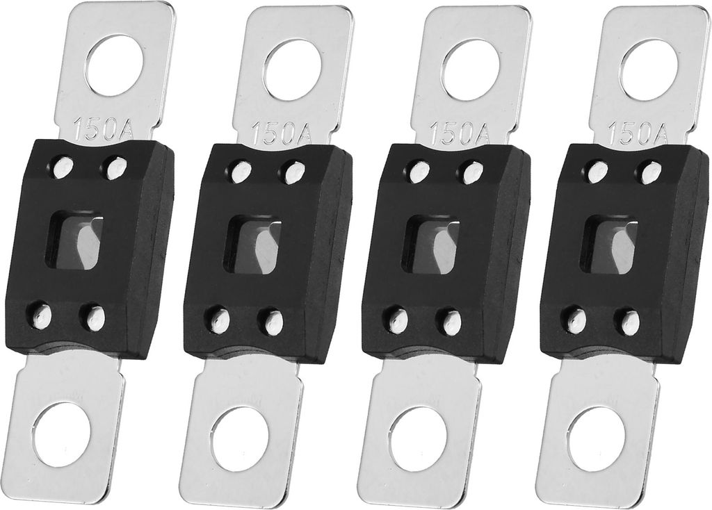 4 Stück 150A vernickelte ANL-Sicherungen für Auto-Audio- und Videosysteme