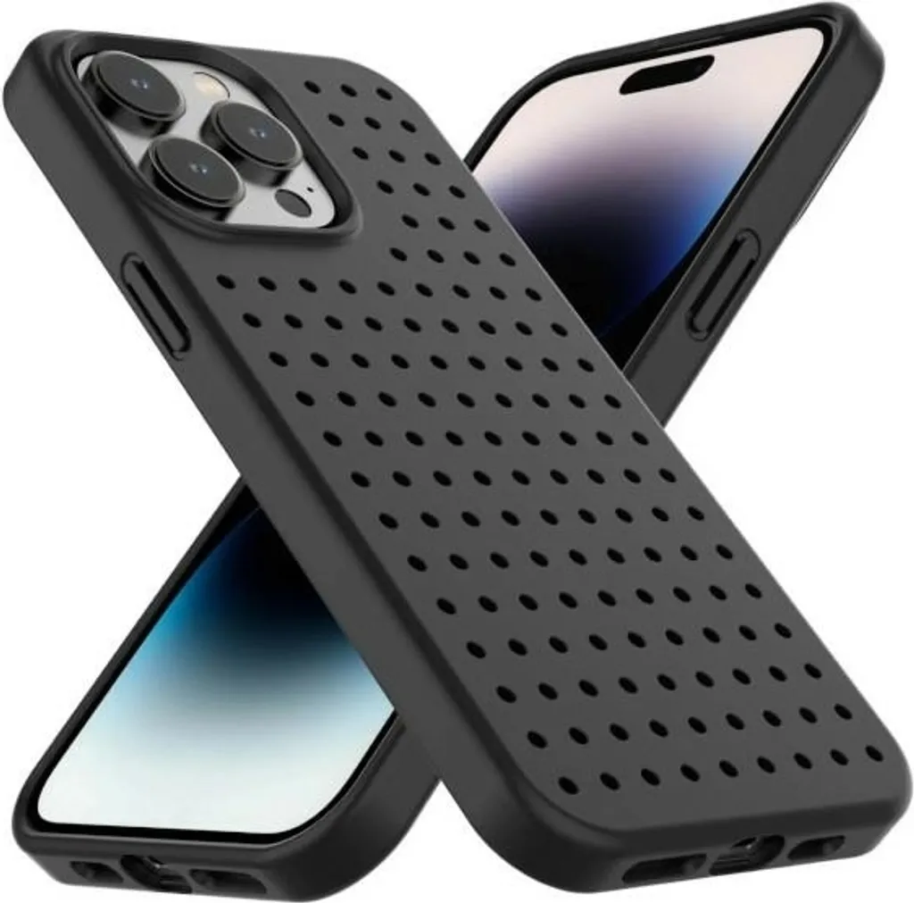 Eleganza Nera: Etui Pinit Dynamic per iPhone 14 Pro 6.1 Pollici - 6