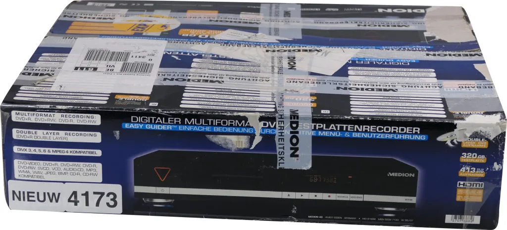Enregistrer la TV sur Disque Dur 320 Go avec le Medion MD81888 Neuf