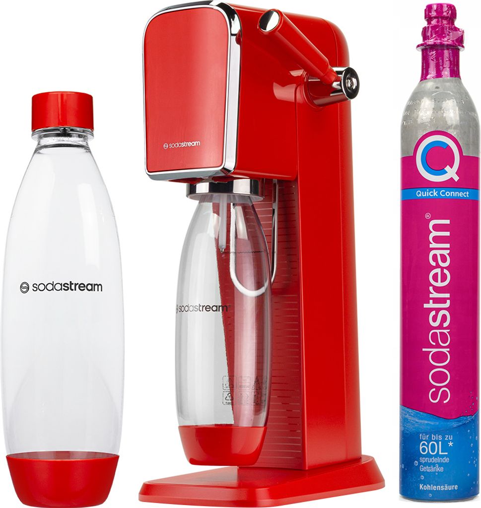 SODASTREAM Soda Maker ART mandarin QC incl 1L PET bottle