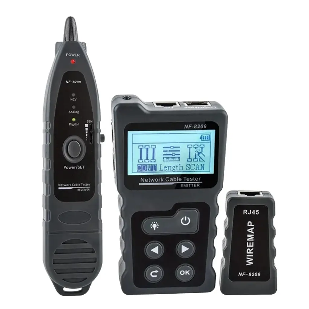 Testeur de câbles numérique NF-8209 fonction TDR et anti-interférence
