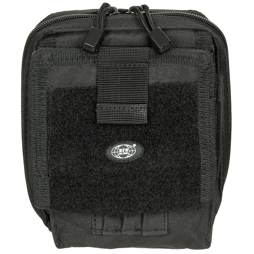 Sacoche pour cartes MOLLE Noir 35 x 30 cm - Porte-carte Militaire Tactique