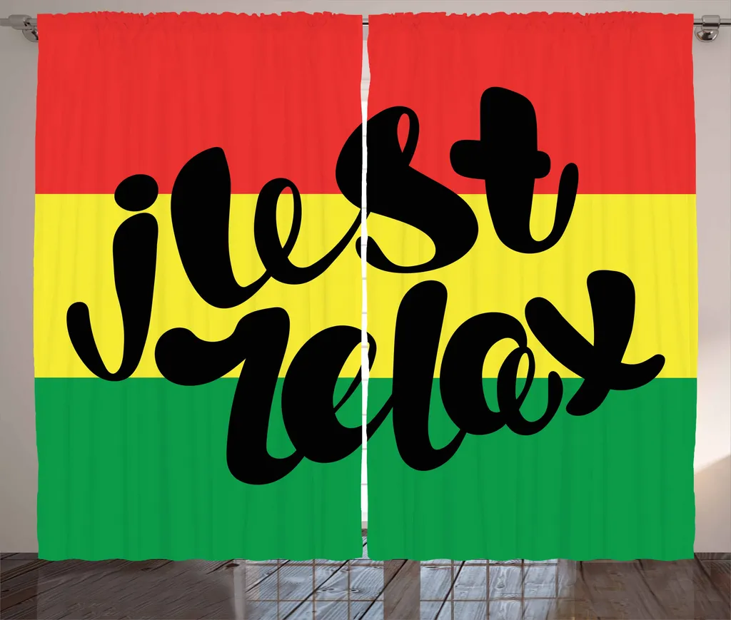 Tenda Etnica ABAKUHAUS Messaggio Rasta 280x175 - Decorazione Soggiorno