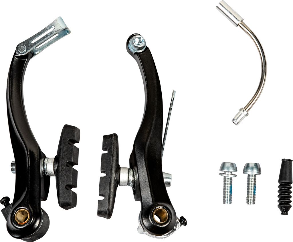 Zündapp Z101 Fahrradbremse V-Brake Alu Fahrrad Bremsen mit Bremsbelägen Felgenbremse Green 1.0 E Bike Klapprad