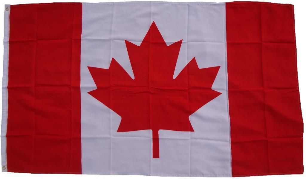 Bandiera Canada 90 x 150 cm con 2 occhielli 100g/m² peso Immagine del prodotto 