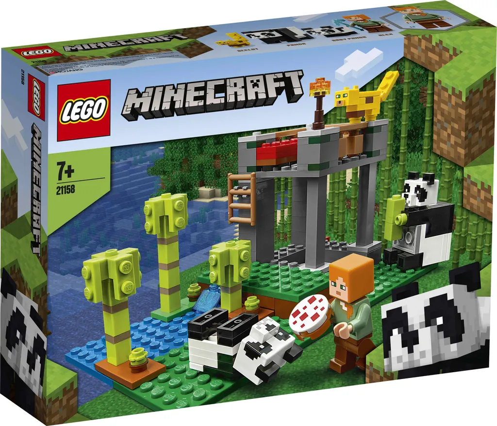 LEGO Minecraft La garderie des pandas 21158 : le cadeau idéal créatif