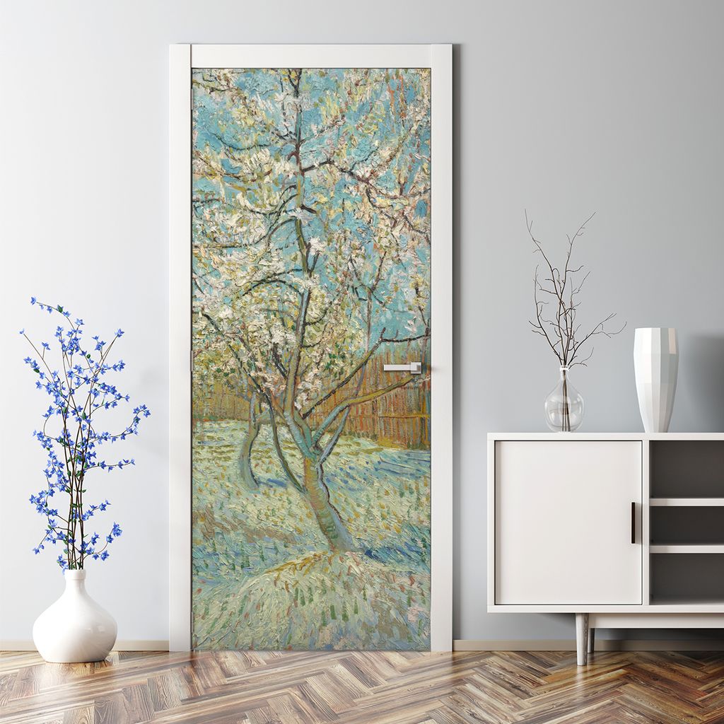 Dekorative Türposter selbstklebend Klebefolie Wandaufkleber Türaufkleber Brücke See bild 70 x 200 cm