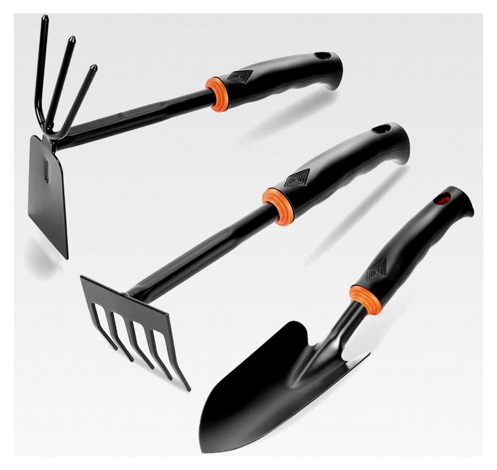 Gartenwerkzeug-Set, 3-teiliges rostfreies Gartenset Produktbild 