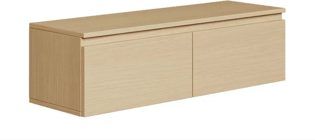 Selsey Bemmi Mobile TV Rovere Lindberg 100cm Robusto e Sospeso