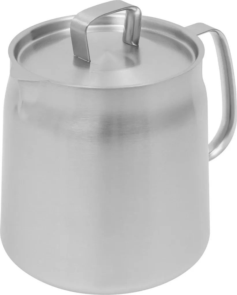 Marmite à frire pour cuisine induction - Format compact gris clair inox - 2