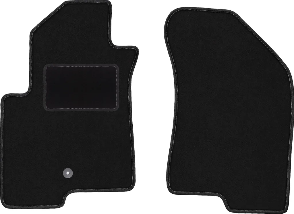 Tappetini Anteriori Jeep Compass MK49 SUV (2007-2017) Velluto Nero