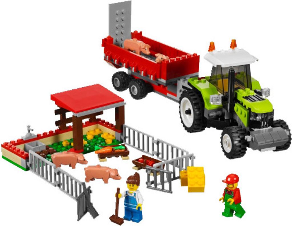 LEGO City 7684 - Ferkel-Gehege mit Traktor