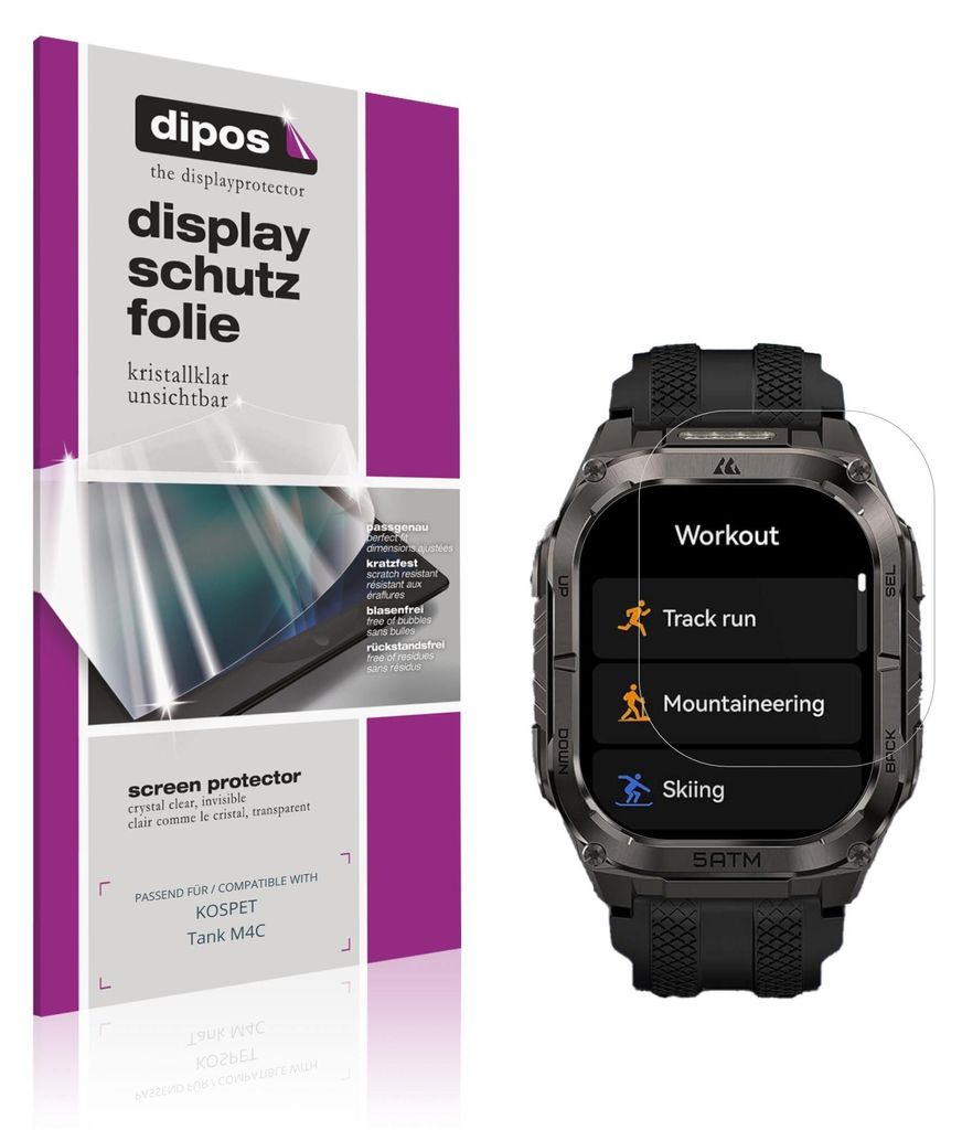 6x Schutzfolie für KOSPET Tank M4C klar Displayschutzfolie Folie Display Schutz dipos