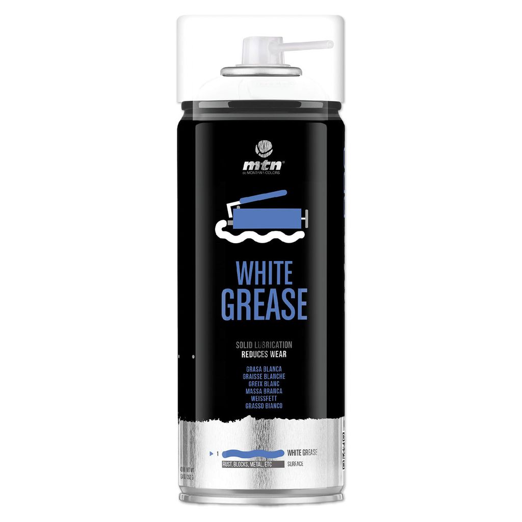 Weißes Schmierfett Spray | PTFE Haftfett | 400 ml | MTN PRO