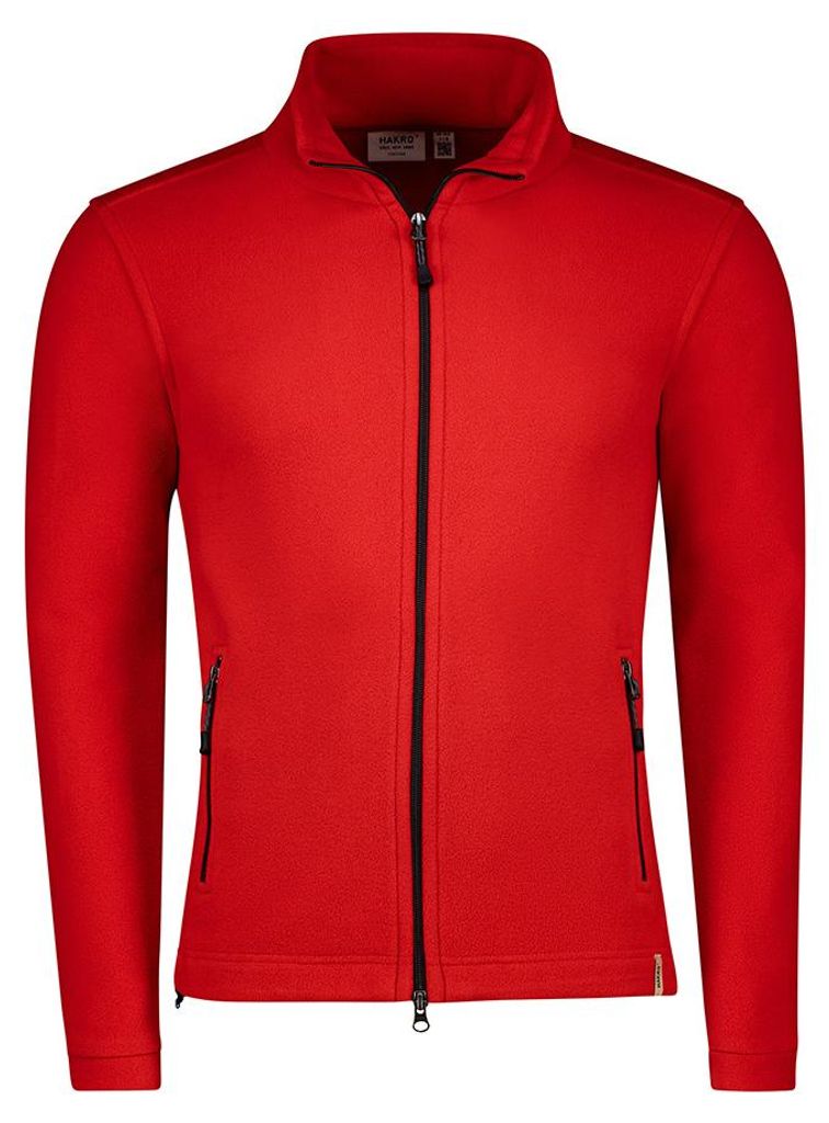 HAKRO Fleecejacke ECO 846 rot
