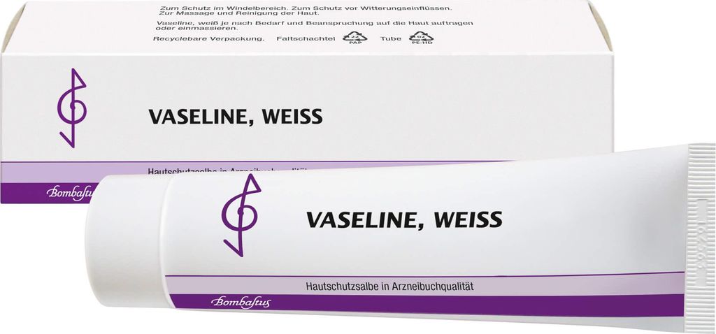Bombastus Vaseline, medizinisch, weiß, Tube à 100 g Produktbild 