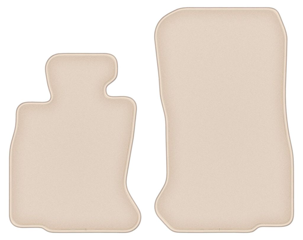 DURBAN Beige Velours-Fußmatten vorne für BMW 6 F06 Gran Produktbild 