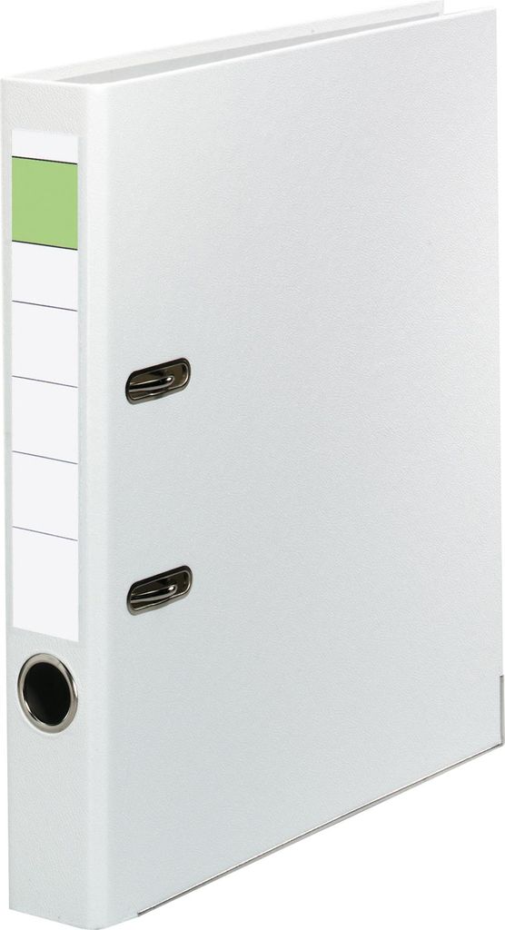Ordner 10078327 DIN A4 50mm PP weiß Produktbild 