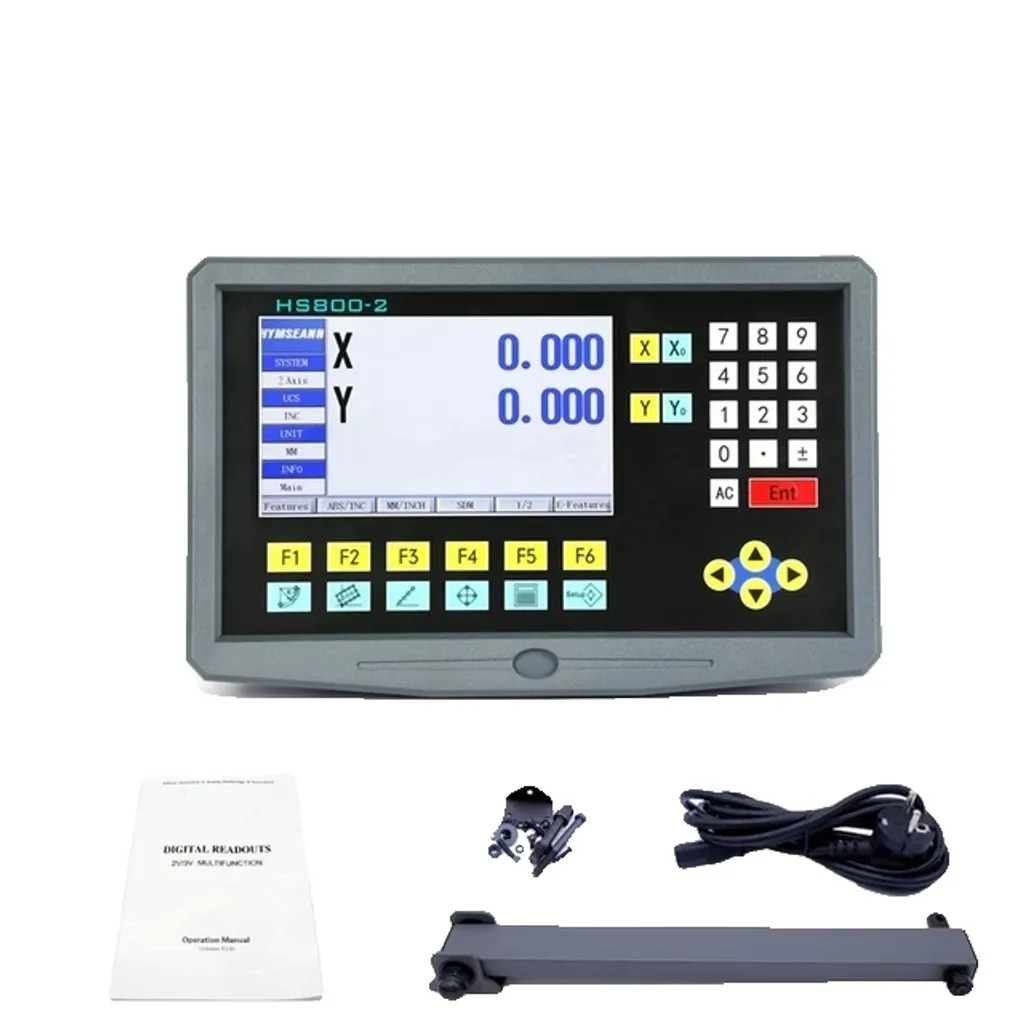Kit LCD DRO HS800-2 Multilingue avec Haute Résolution de Précision 3 Axes
