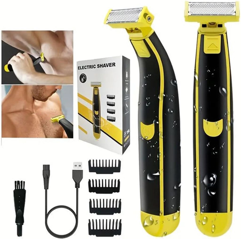 OKWISH Elektrorasierer Herren, Nass/Trocken, Wasserdicht, Produktbild 