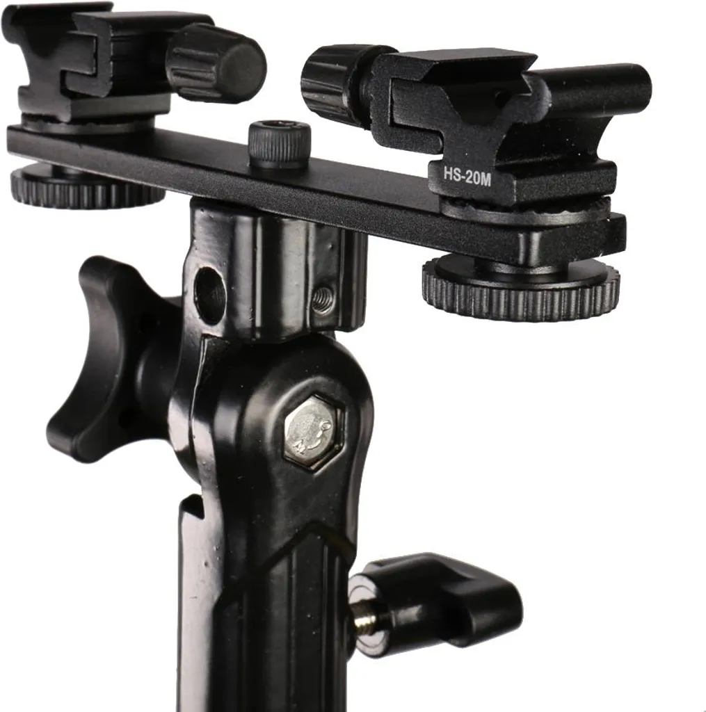 Support Falcon Eyes CLD-14A pour Combiner Deux Flashs sur Pied d'Eclairage - 6