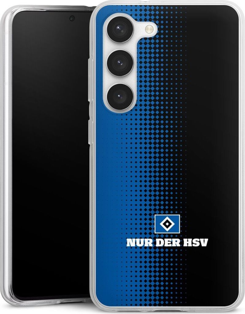 DeinDesign Handyhülle für Samsung Galaxy S23 Silikon Hülle Case Smartphone Schutzhülle HSV Logo Offizielles Lizenzprodukt