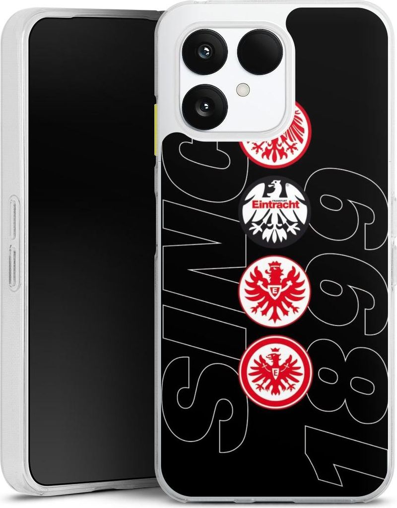 DeinDesign Handyhülle für Fairphone 6 Silikon Hülle Case Smartphone Schutzhülle Adler Eintracht Frankfurt Logo