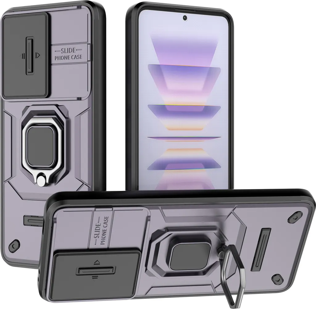 Custodia Morbida TPU Per Xiaomi Poco F5 Pro, Antiurto E Anticaduta, Cover Sottile Con Bordi Rialzati, Blu - 5
