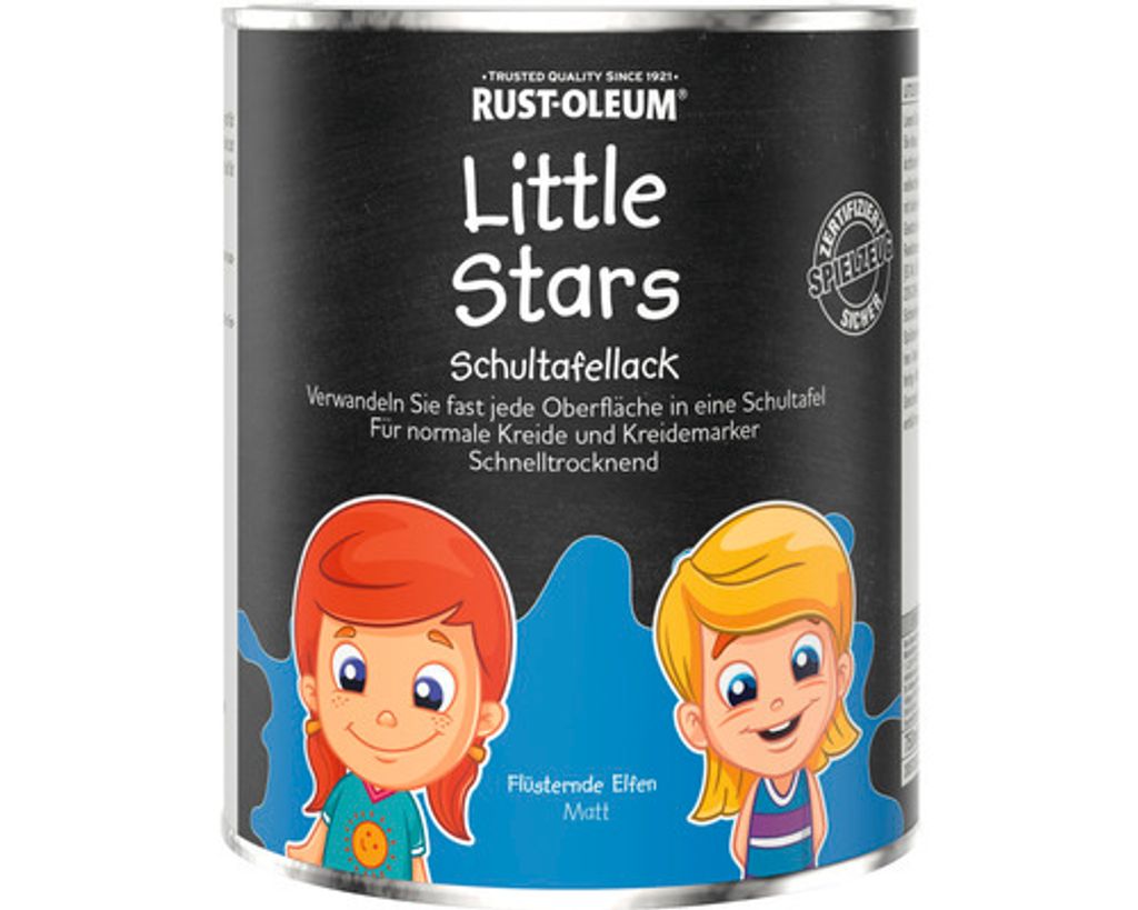 Little Stars Schultafellack Flüsternde Elfen blau 750 ml Produktbild 