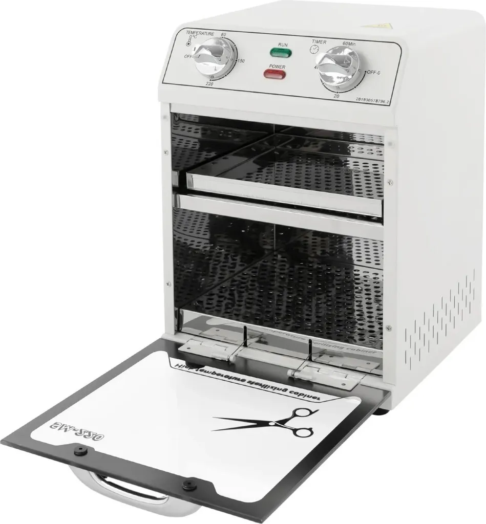 Bac de stérilisation thermique 8L blanc 600W à deux niveaux amovibles