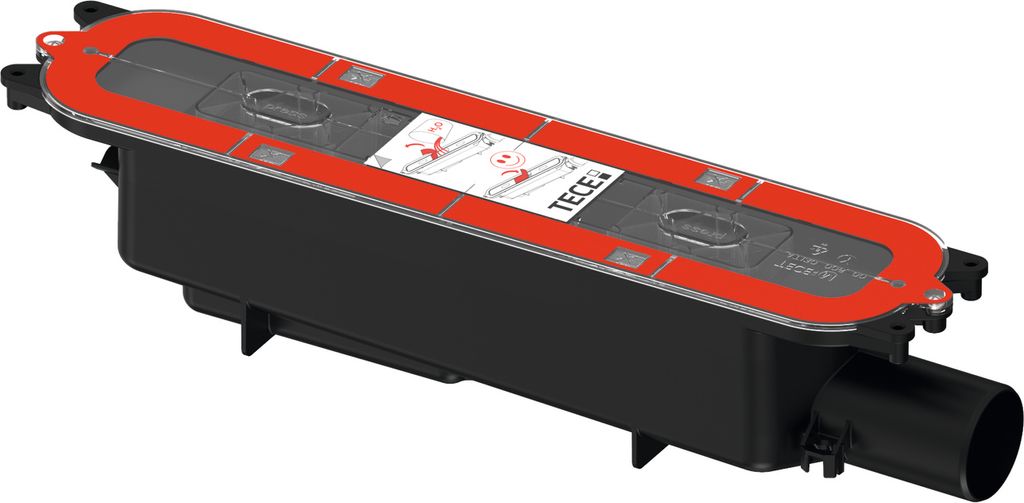 A product shot of a drainage component.